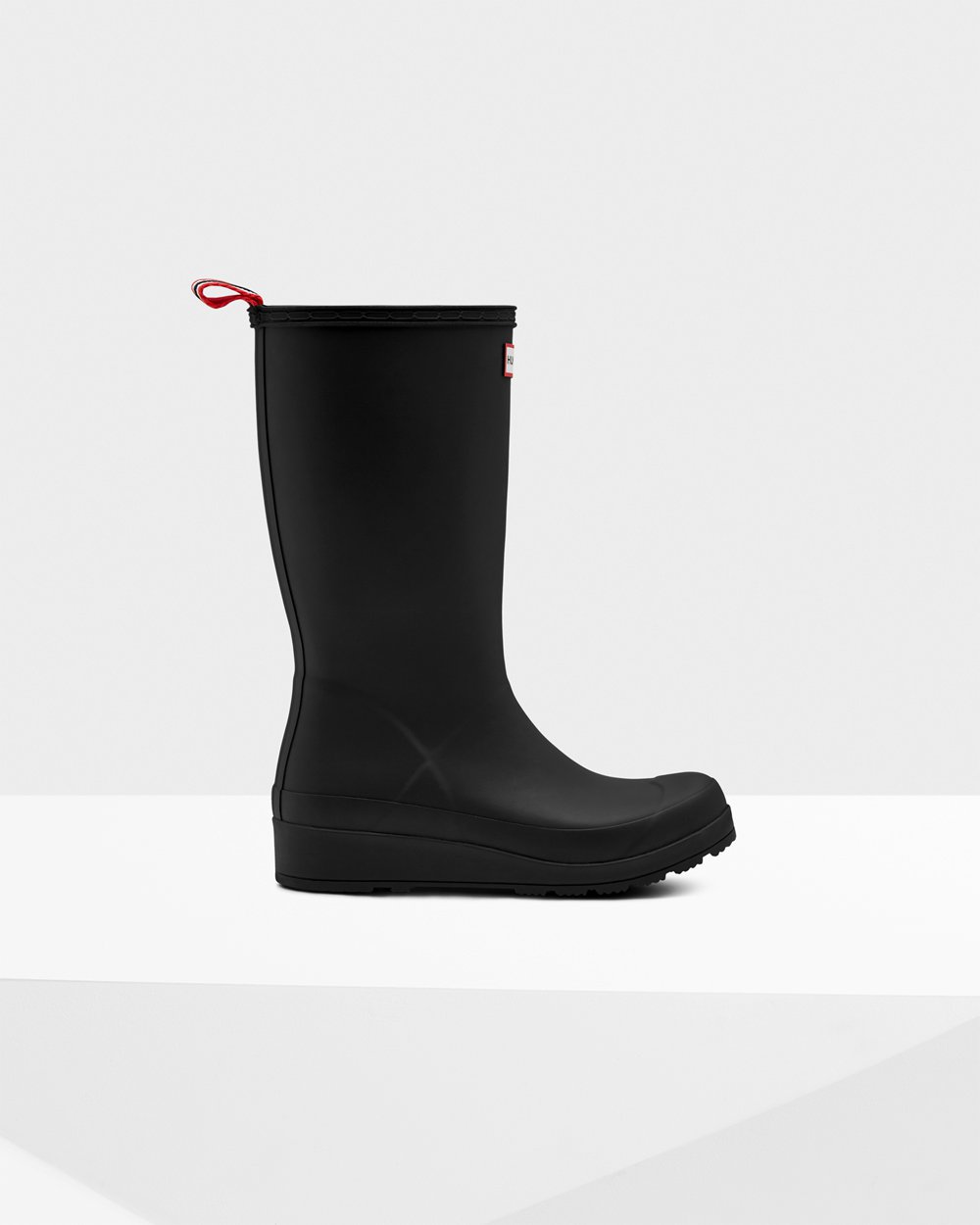Hunter Original Tall Rain For Women - Play Boots Black | India NEKMI6928